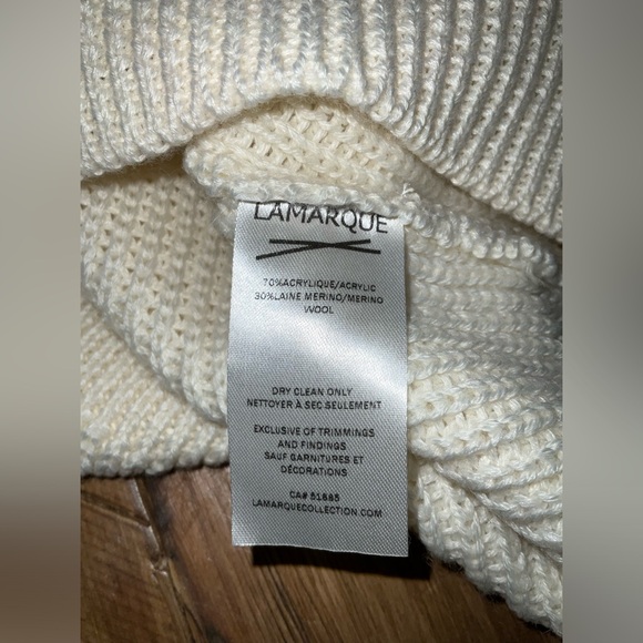Lamarque Emelle Sweater Merino wool blend- nwt *oversized* (fits like med/lrg) - Picture 3 of 14